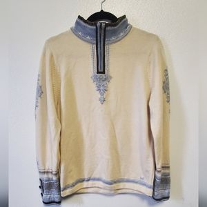 Dale of Norway Fair Isle Scandinavian  Sweater Cardigan